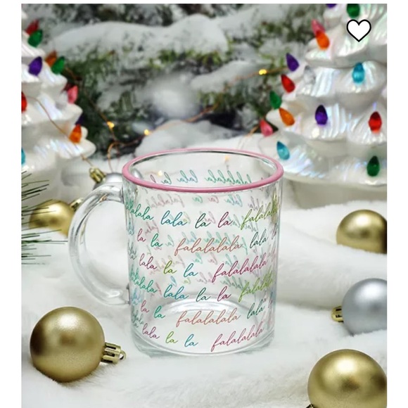NWT TWO HOLDINGS Fa La La La La Mug, 18 oz - Picture 4 of 4